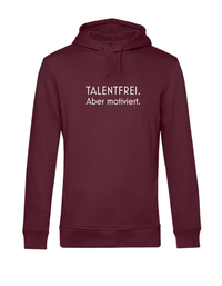 Hoodie - Talentfrei. Aber motiviert.
