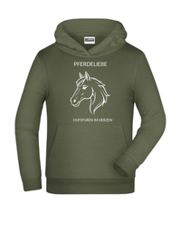 Kinder Hoodie- Pferdeliebe