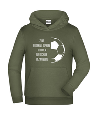 Kinder Hoodie- Fußball