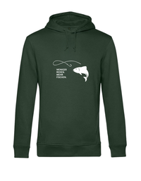 Hoodie - weniger reden, mehr fischen, groß
