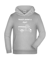 Kinder Hoodie- Hosch awian a Ape?