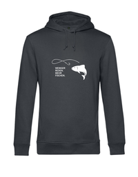 Hoodie - weniger reden, mehr fischen, groß