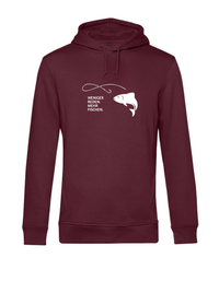 Hoodie - weniger reden, mehr fischen, groß