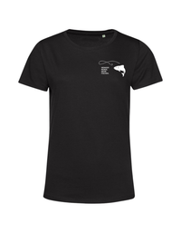 weniger reden, mehr fischen, klein - Shirt Damen
