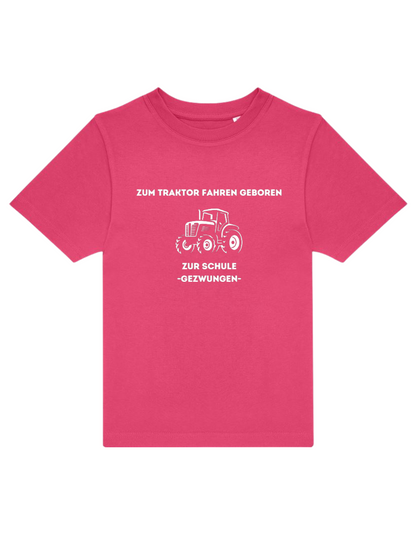zum Traktor fahren geboren... - Shirt Kinder