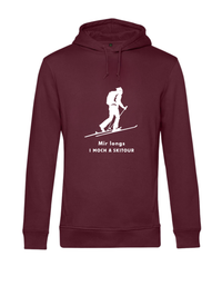 Hoodie - mir longs, i moch a Skitour