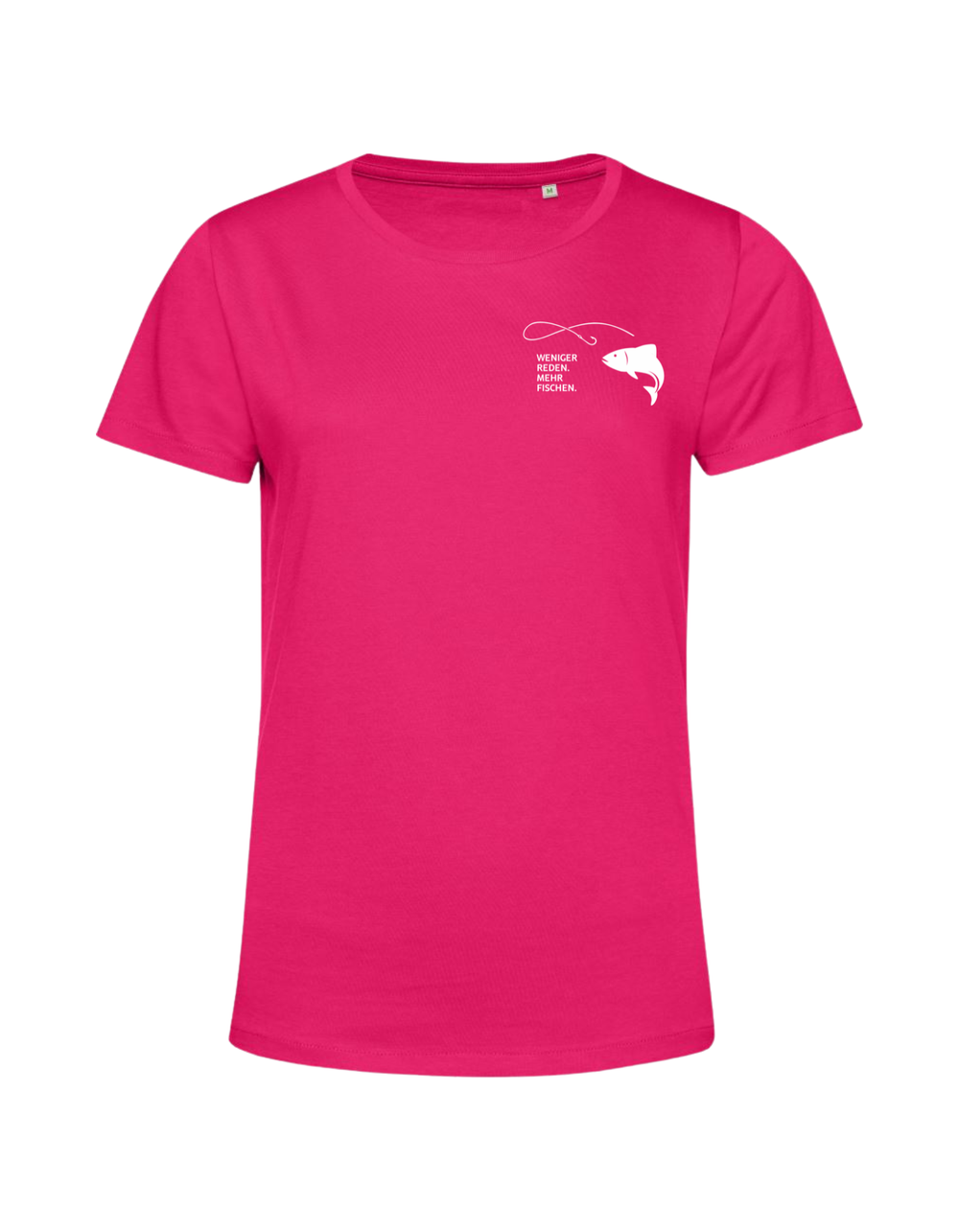 weniger reden, mehr fischen, klein - Shirt Damen