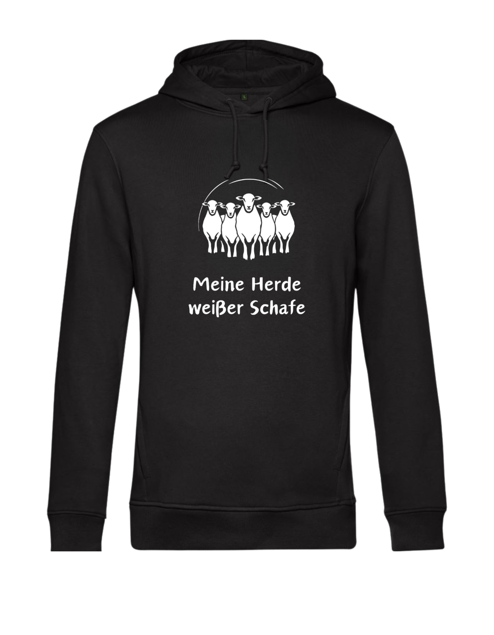 Hoodie - Meine Herde weißer Schafe