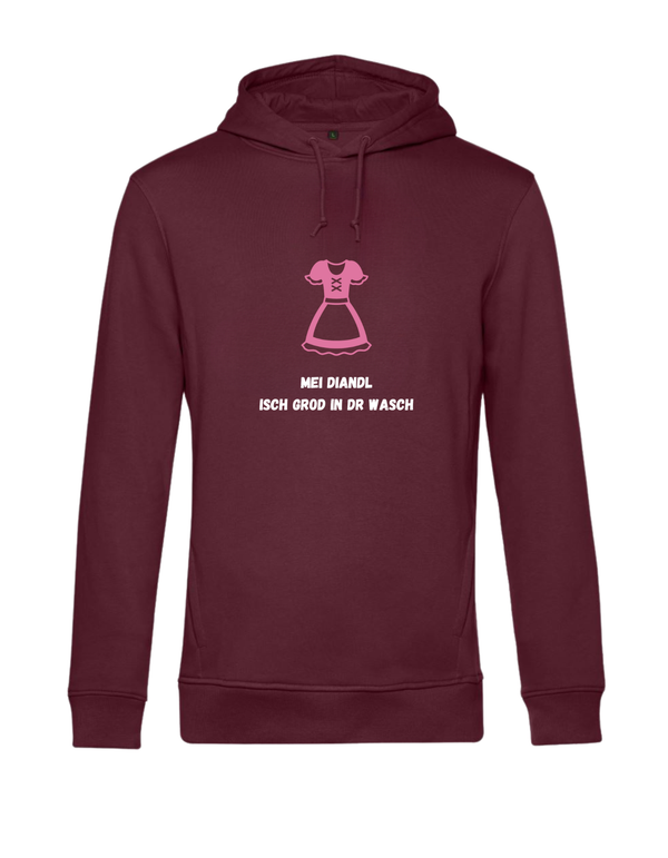 Hoodie - mei Diandl isch grod in dr Wasch