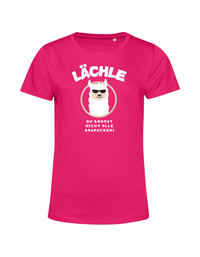 lächle, du kannst sie nicht alle anspucken - Shirt Damen