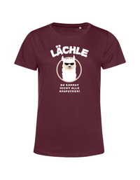 lächle, du kannst sie nicht alle anspucken - Shirt Damen