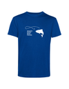 weniger reden, mehr fischen, groß- Shirt Herren