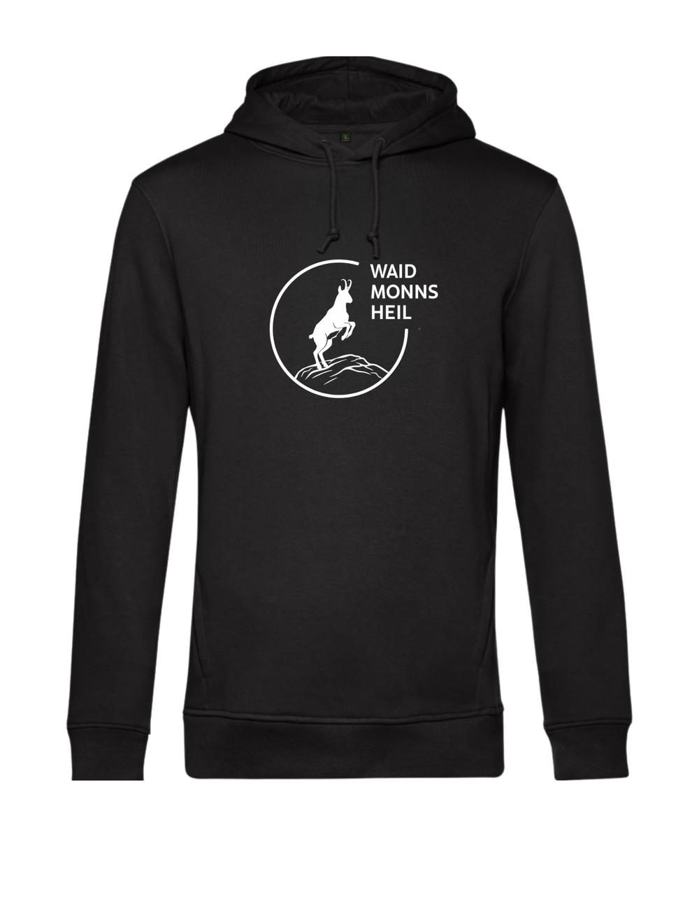 Hoodie - Waidmonnsheil Gämse groß