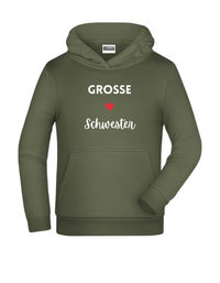 Kinder Hoodie- große Schwester