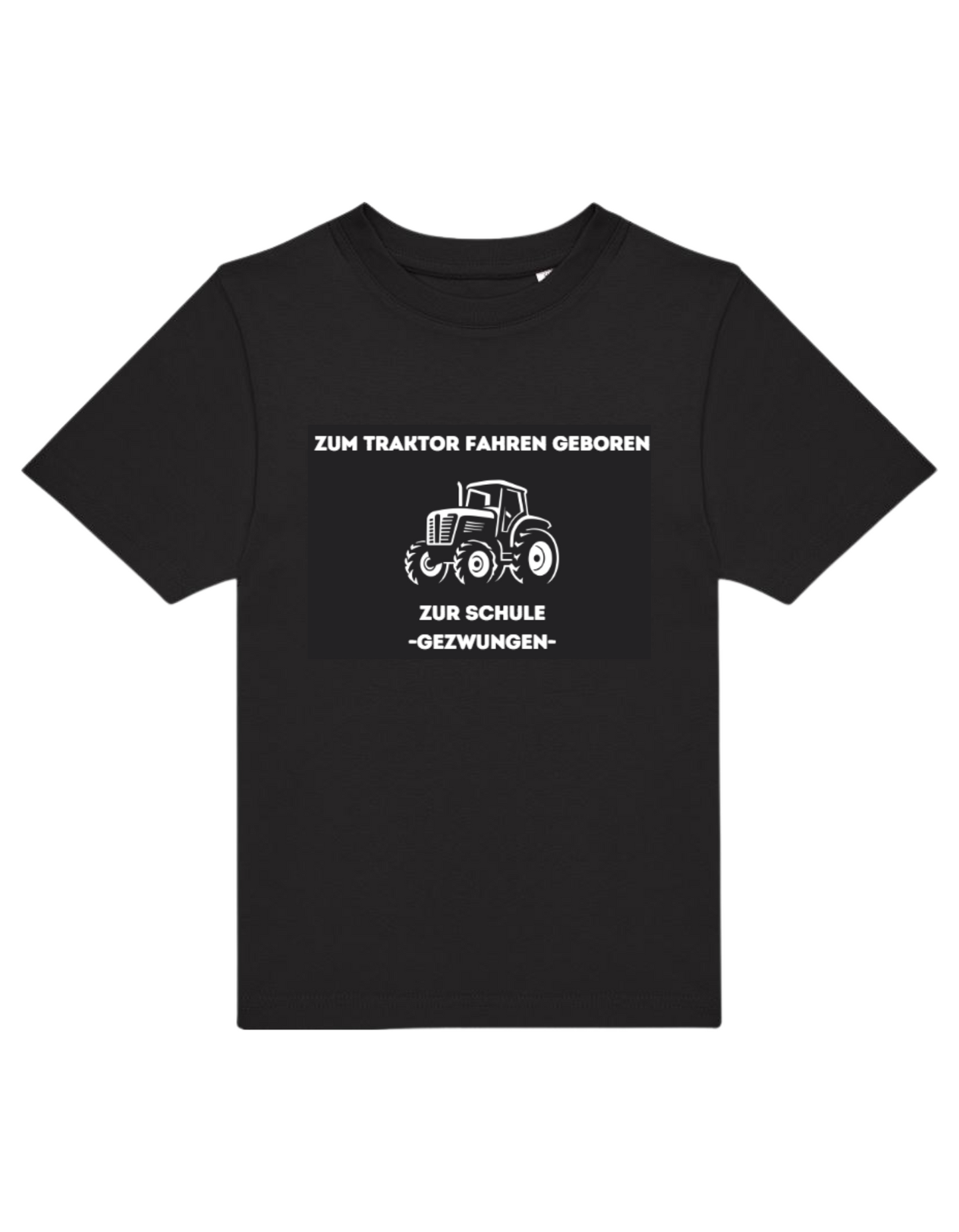 zum Traktor fahren geboren... - Shirt Kinder
