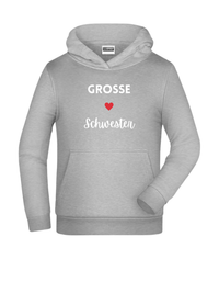 Kinder Hoodie- große Schwester