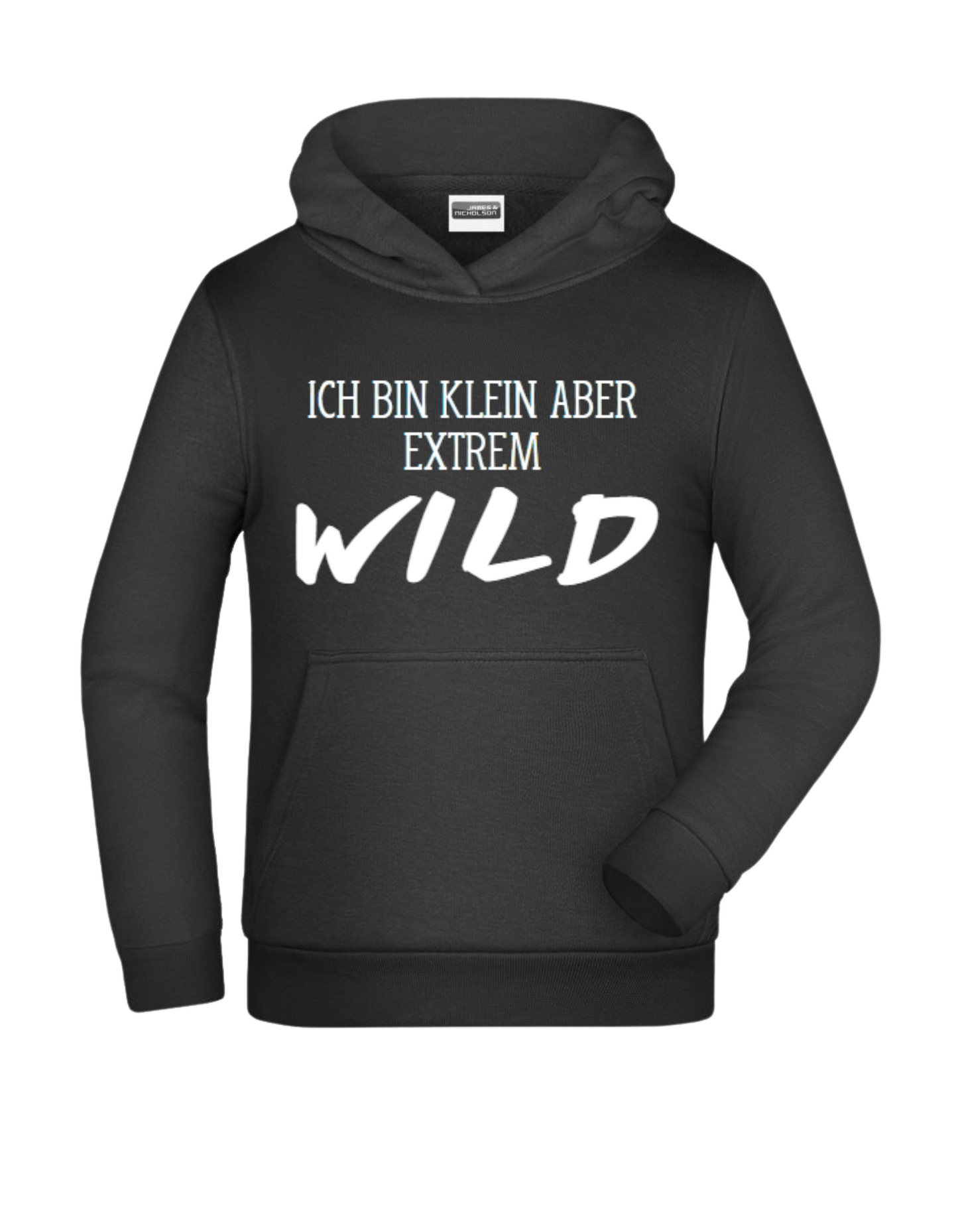 ich bin klein aber extrem wild - Hoodie Kinder