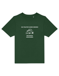 zum Traktor fahren geboren... - Shirt Kinder