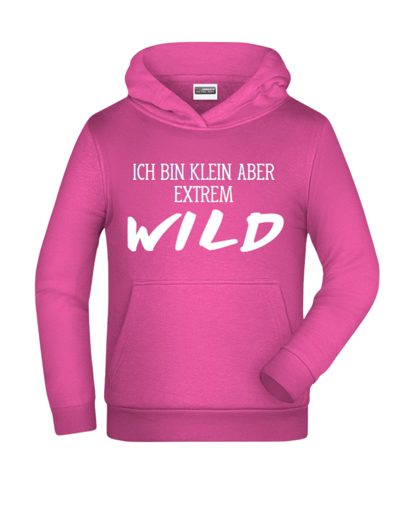 ich bin klein aber extrem wild - Hoodie Kinder