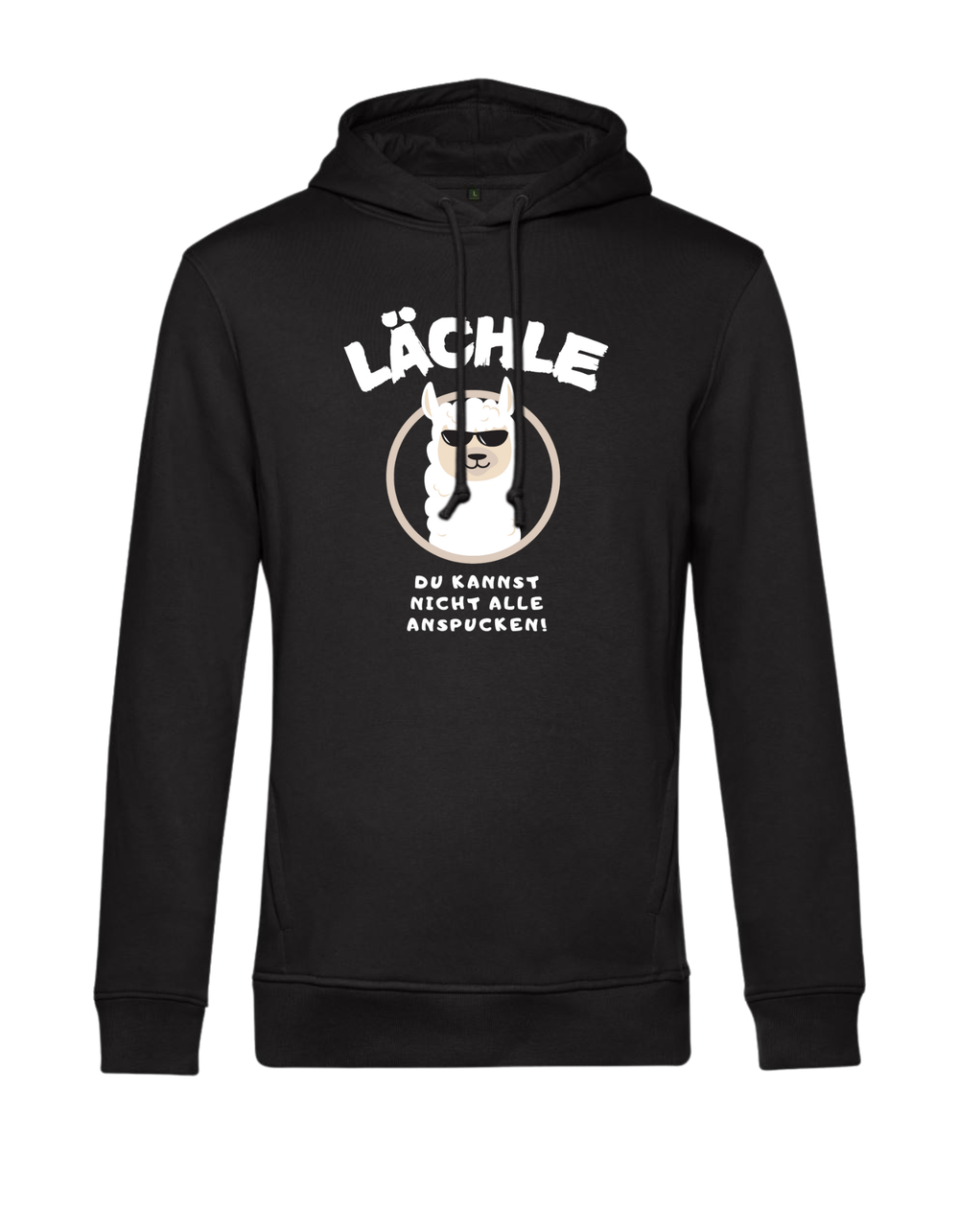 Hoodie - lächle, du kannst sie nicht alle anspucken