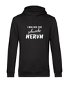 Hoodie - i bin nix fir schwoche Nervn