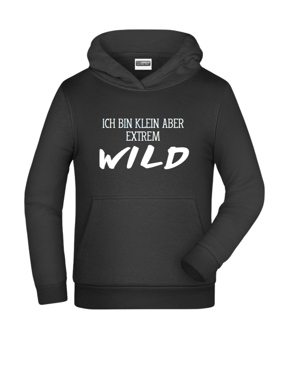 ich bin klein aber extrem wild - Hoodie Kinder