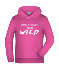 ich bin klein aber extrem wild - Hoodie Kinder