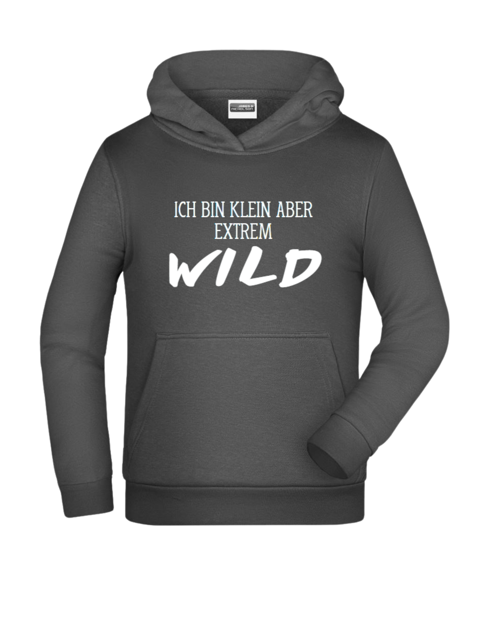 ich bin klein aber extrem wild - Hoodie Kinder