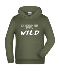 ich bin klein aber extrem wild - Hoodie Kinder