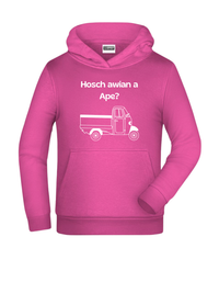Kinder Hoodie- Hosch awian a Ape?