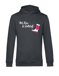 Hoodie "Mit Herz & Stollstiefl"