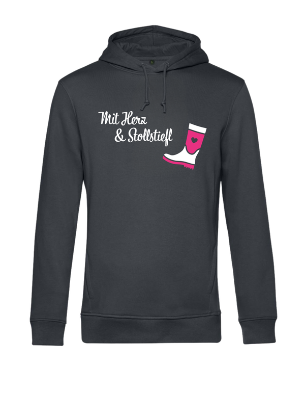 Hoodie "Mit Herz & Stollstiefl"