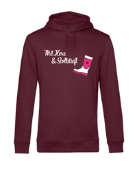 Hoodie "Mit Herz & Stollstiefl"