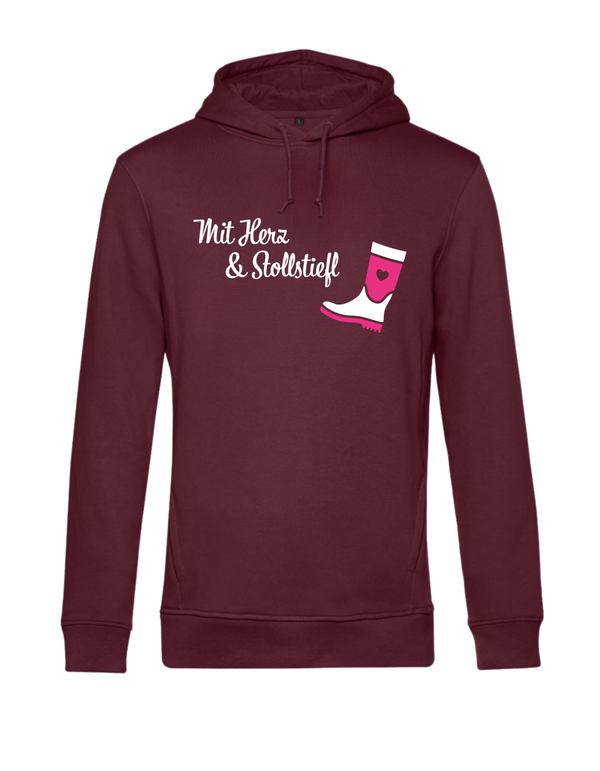 Hoodie "Mit Herz & Stollstiefl"