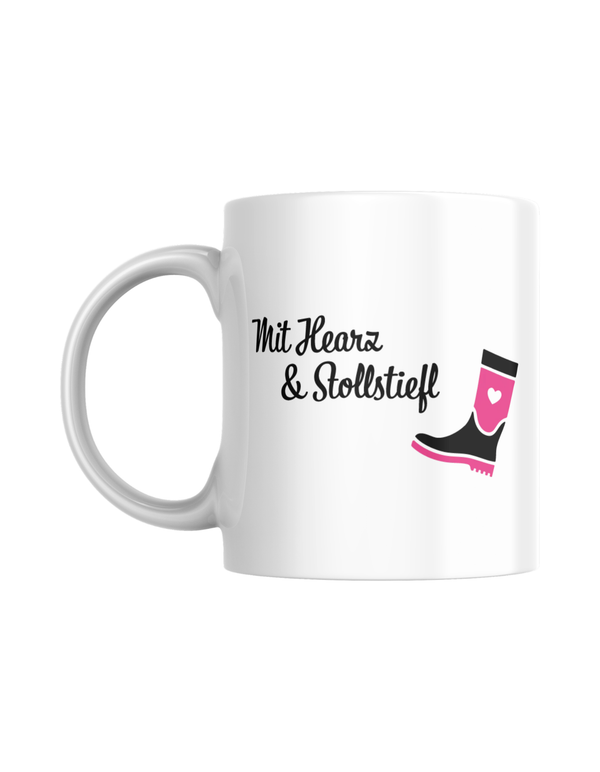 Tasse "Mit Hearz & Stollstiefl"