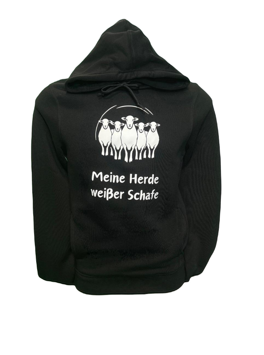 Meine Herde weißer Schafe, Pullover unisex