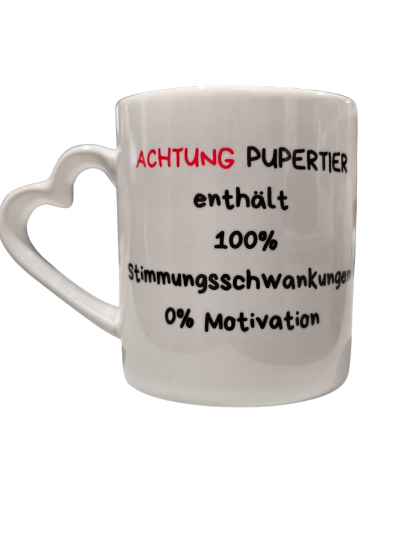 Tasse "Achtung Pupertier"