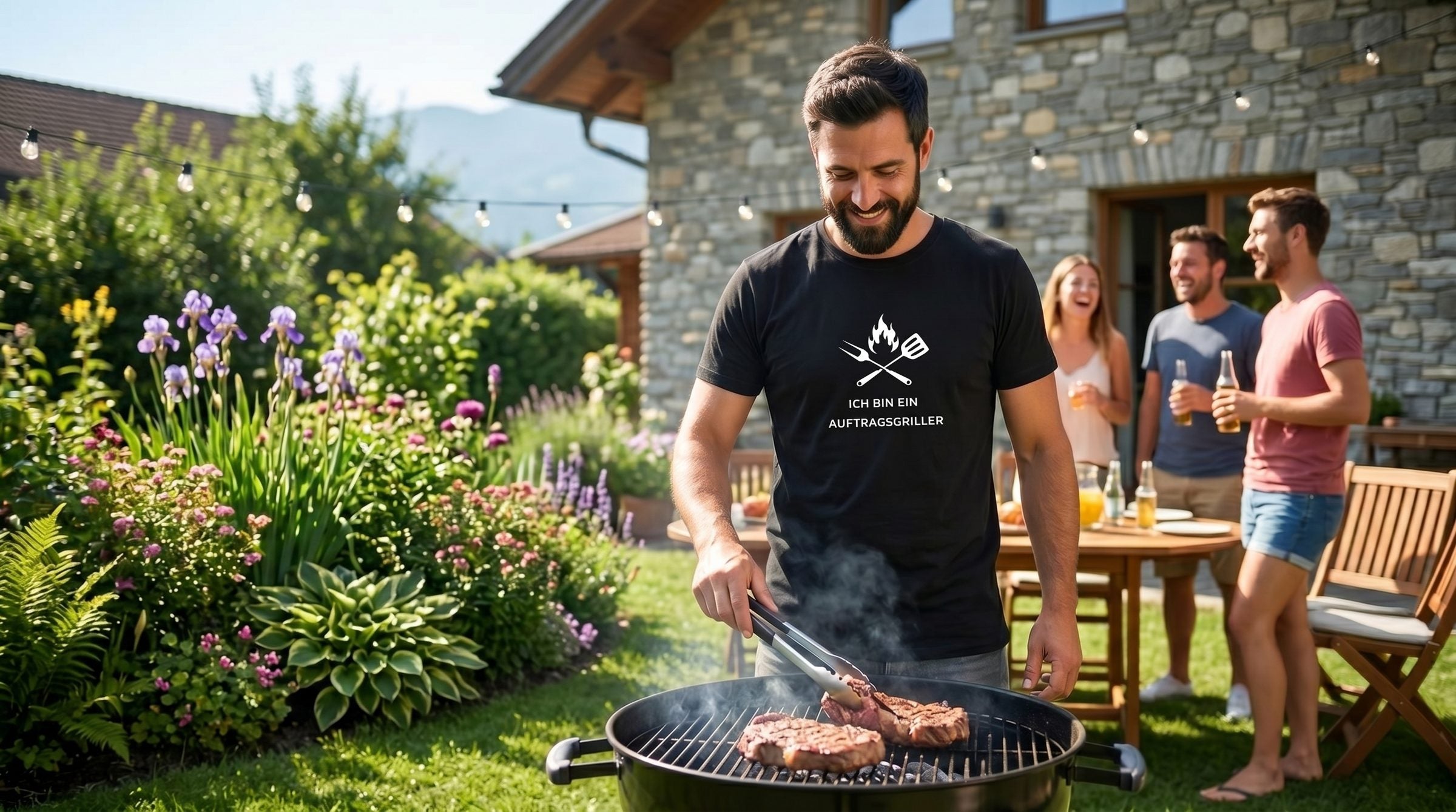 Auftragsgriller — Sommerfest mit Freunden